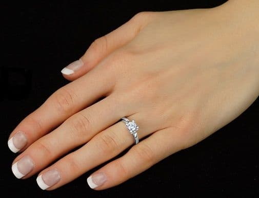 Stříbrný prsten se Swarovski Crystals vel. 62 - náhled 3