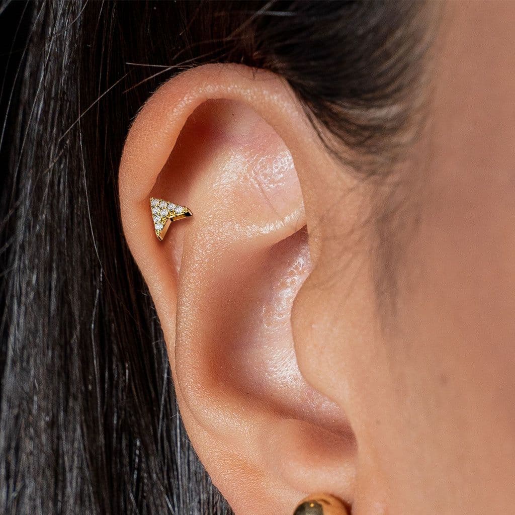 S4U Labreta / cartilage piercing - šipka (1,2 x 6 mm) - LB0032ST-1206 - náhled 2