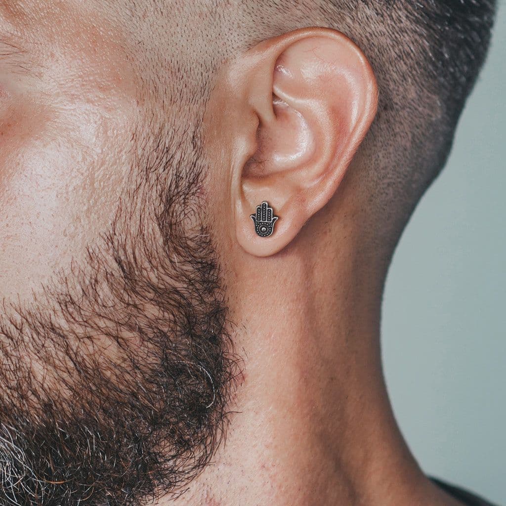 Cartilage piercing do ucha - hamsa - náhled 4
