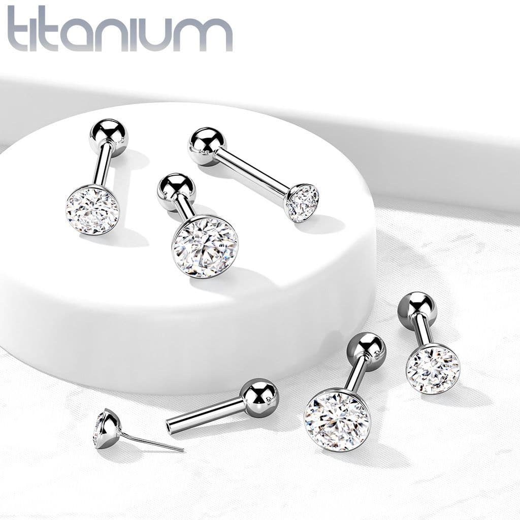 Cartilage piercing TITAN, 1,2 x 6 mm (3 mm) - TIT1136-1206-03 - náhled 2
