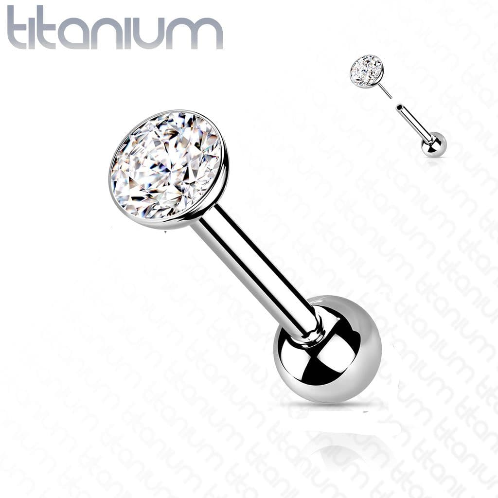 Cartilage piercing TITAN, 1,2 x 8 mm (3 mm) - TIT1136-1208-03 - náhled 2