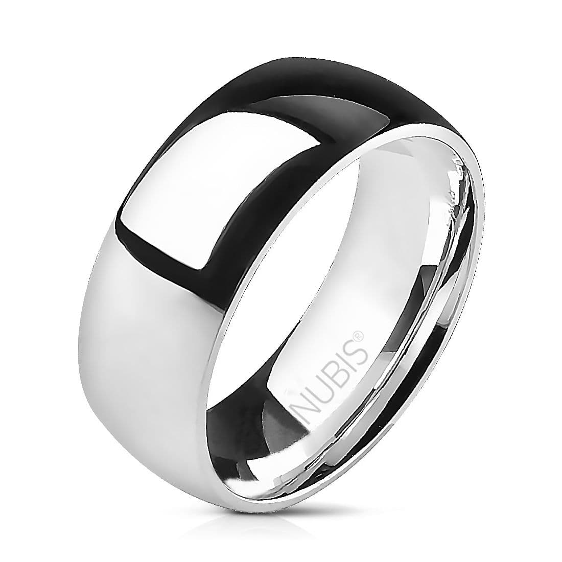 NUBIS Prsten chirurgická ocel, šíře 8 mm (54) - NSS1023-54