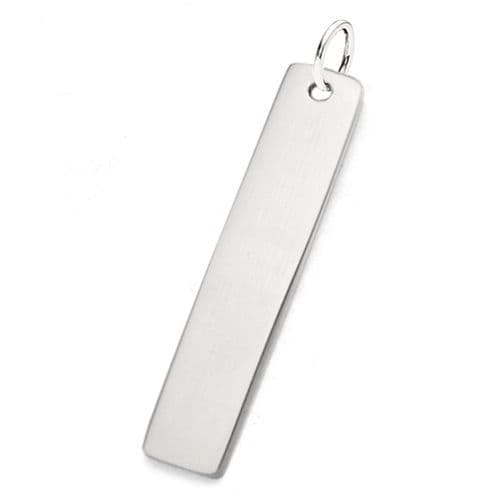 Ocelový přívěsek - obdélník 6 x 32 mm - náhled 1