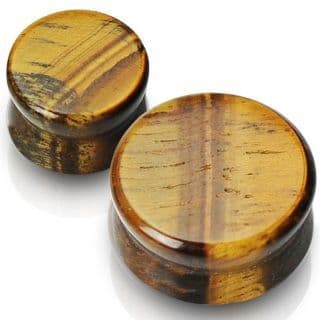 Plug do ucha z tygřího oka (3 mm) - PL01011-03