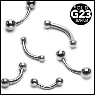 Piercing do obočí TITAN (3 mm, 1,2 x 10 mm) - TIT1013-12103