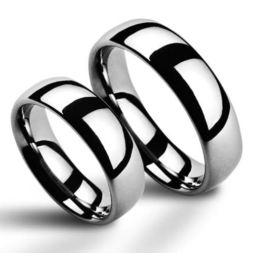NUBIS NWF1025 Wolframové snubní prsteny - pár