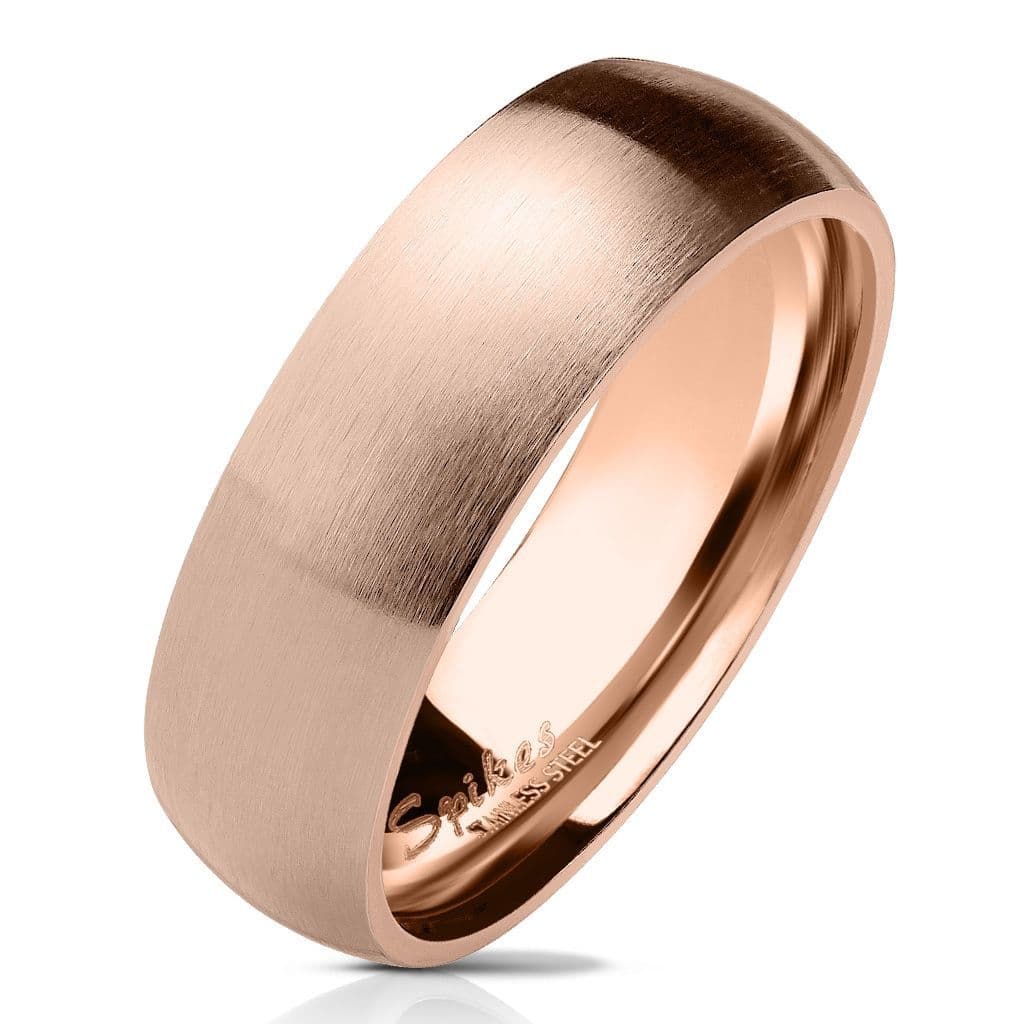 OPR0071 Dámský zlacený prsten matný (49) - OPR0071-6-49