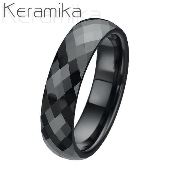 NUBIS KM1002 Keramické snubní prsteny šíře 6mm - pár - KM1002-6 - náhled 2