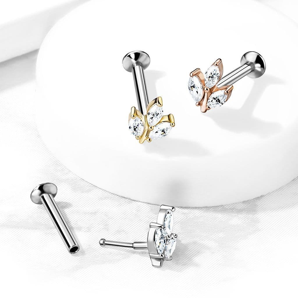 S4U Piercing do brady - lísteček (ocelová) - LB1085-1208-C - náhled 2
