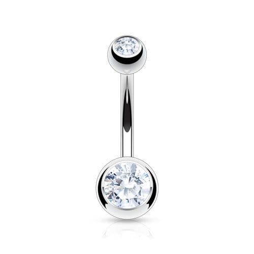 Piercing do pupíku - banánek malý (duhová) - BS1005-AB - náhled 5