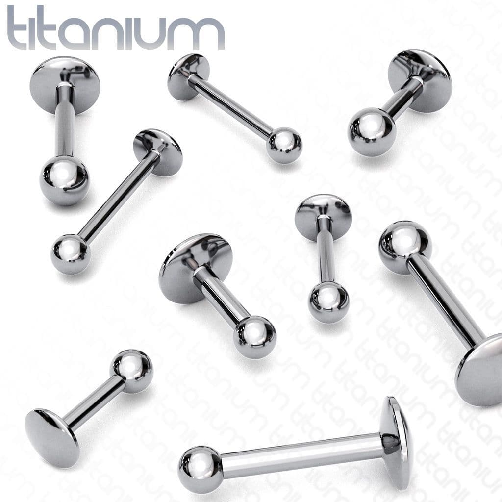 Piercing do brady - labreta TITAN (1,2 x 10 x 3 mm) - TIT1020-12103