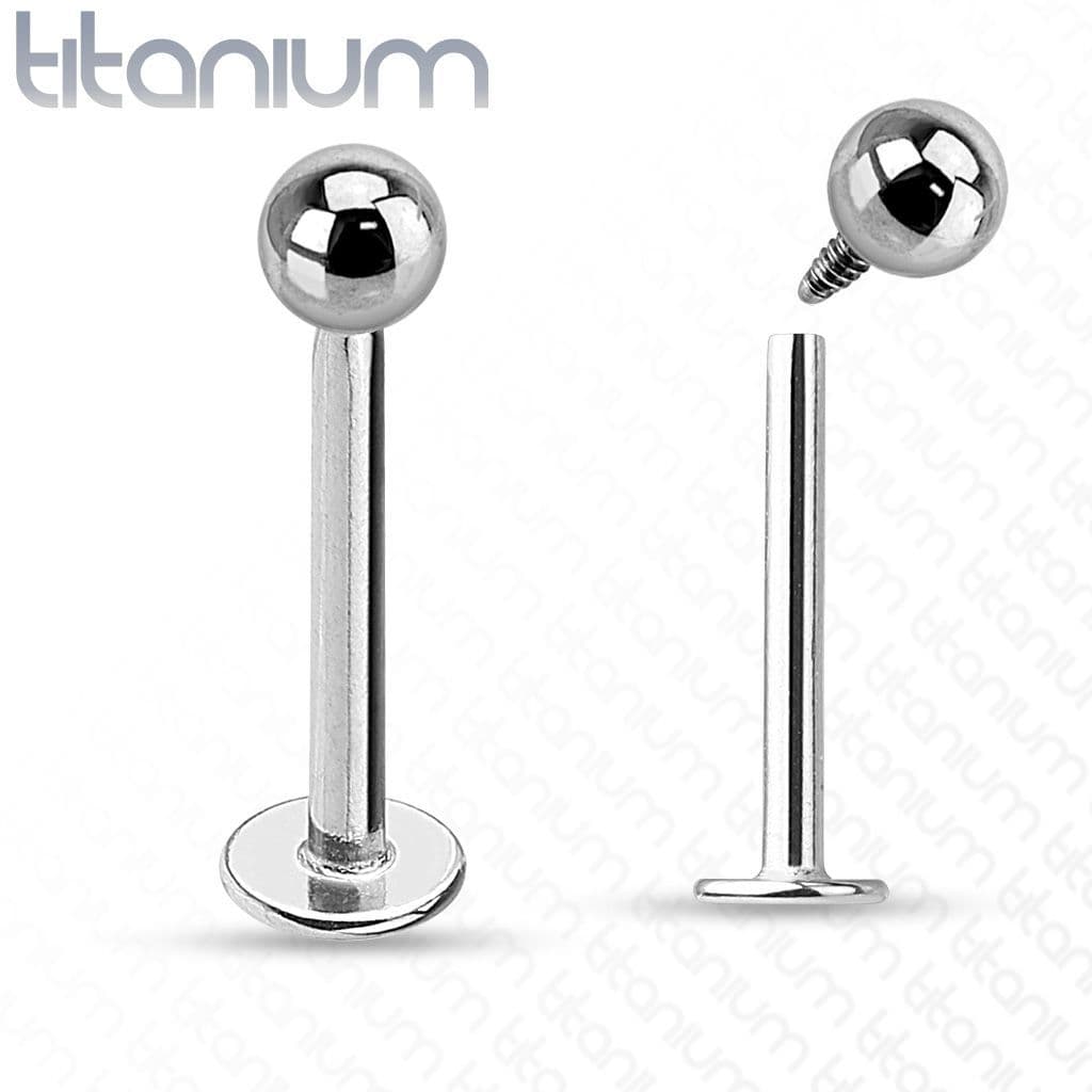 S4U Piercing do brady - labreta TITAN (3 mm, 1,2 x 10 mm) - TIT1019-12103