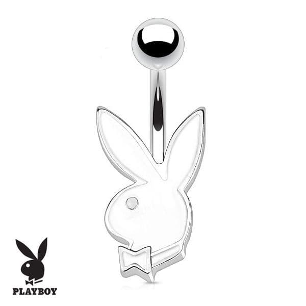 Piercing do pupíku zajíček Playboy (tyrkysová) - náhled 2