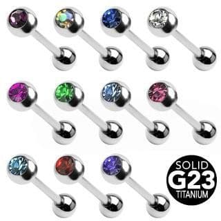 Piercing do jazyku TITAN (růžová) - TIT1017-P - náhled 2