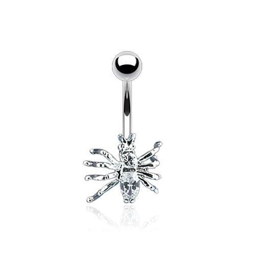 Piercing do pupíku - pavouček (černá) - náhled 2