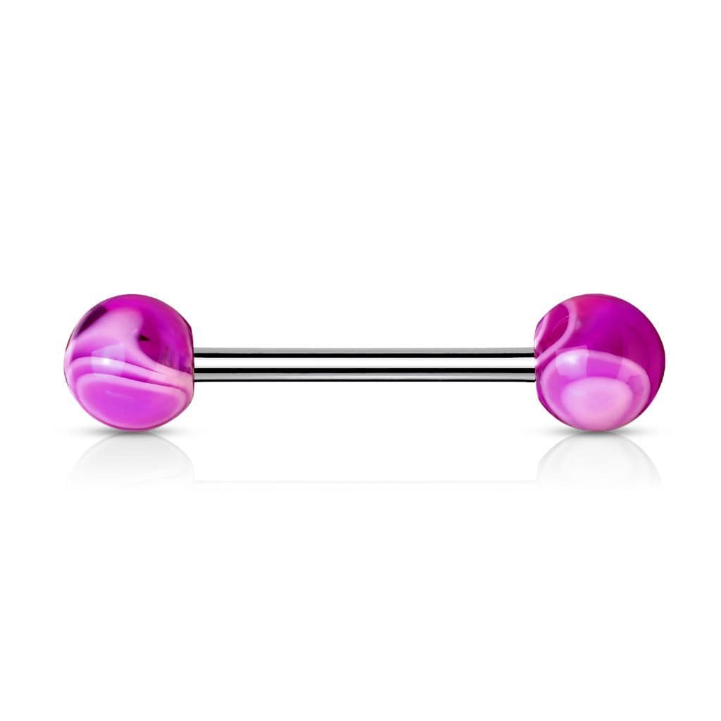 Piercing do jazyka akrylát