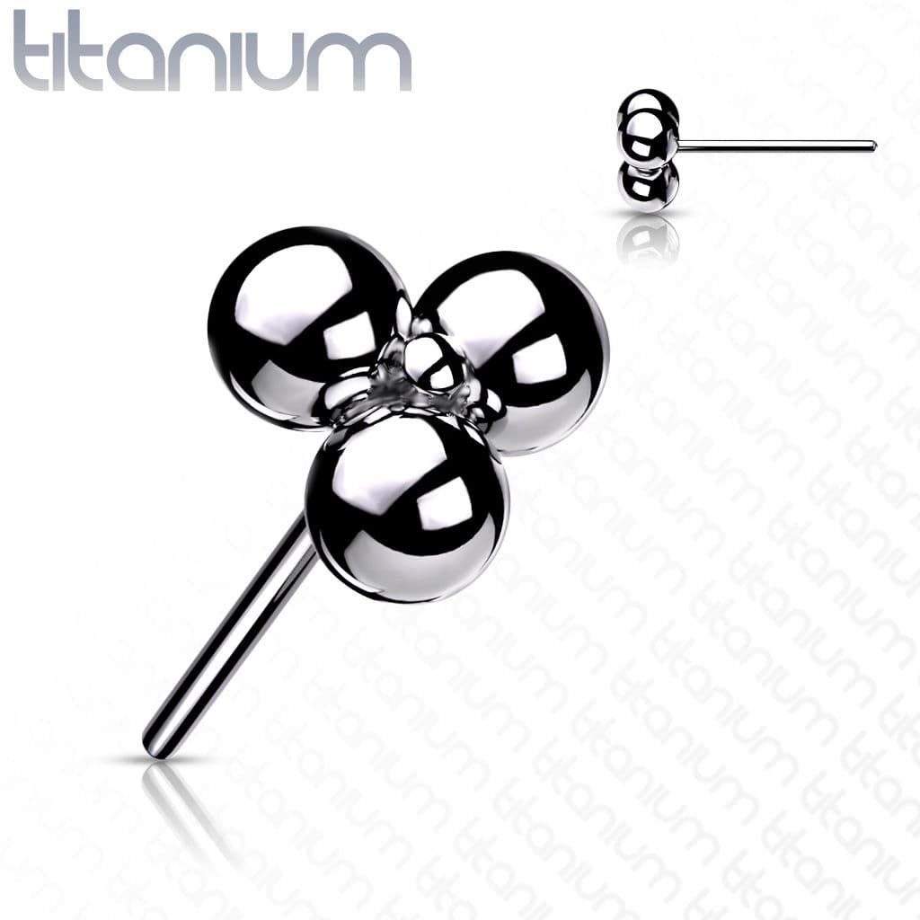 S4U Ozdoba k PUSH IN piercingu TITAN - TIT1158-TI - náhled 1