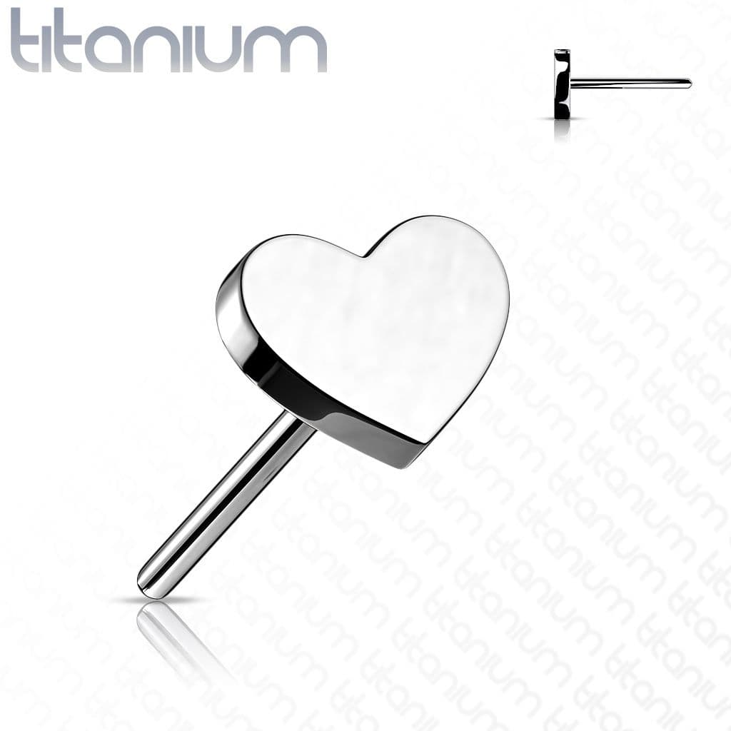 S4U Srdíčko k PUSH IN piercingu TITAN - TIT1156-TI - náhled 1