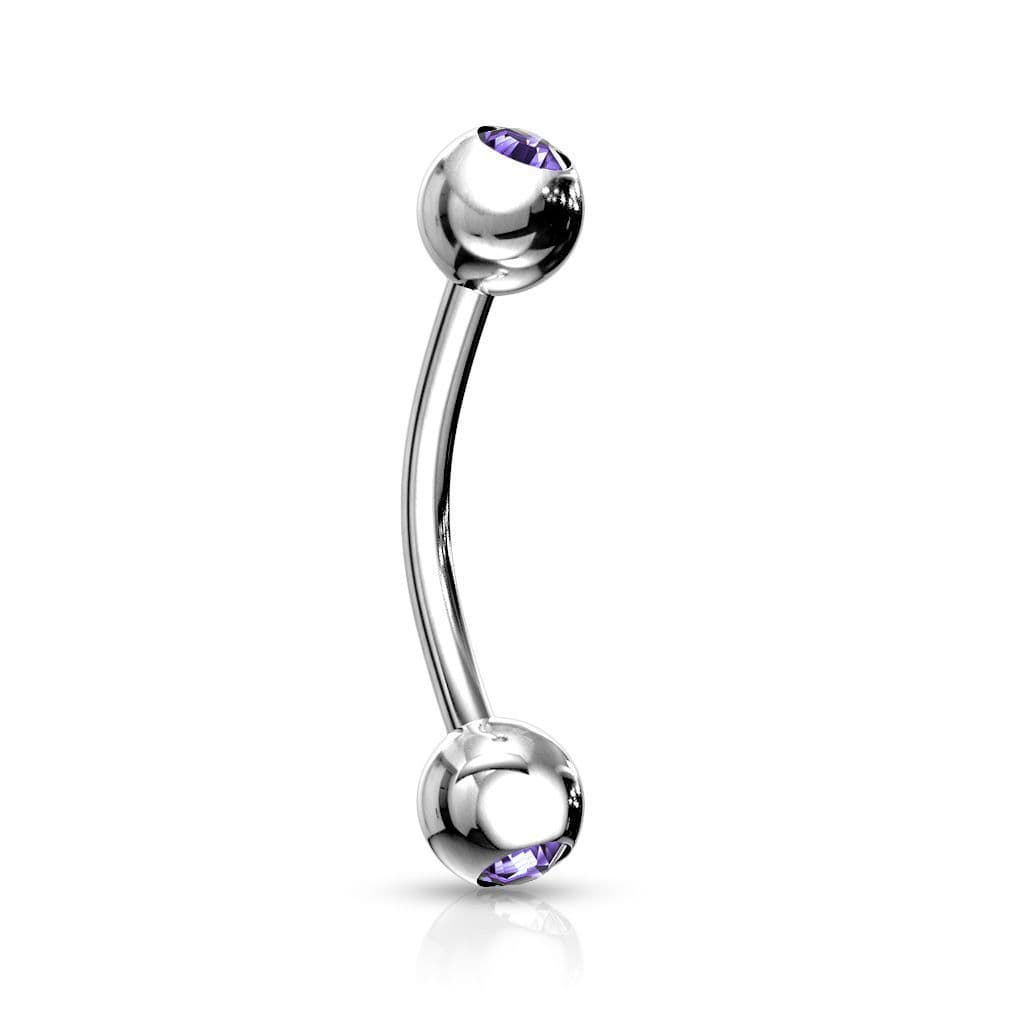 Piercing do obočí 1,2 x 8 mm