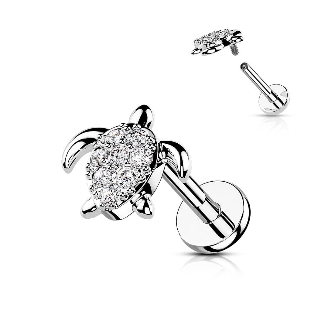 Piercing do brady - želvička (1,2 x 6 mm) - LB1103ST-1206