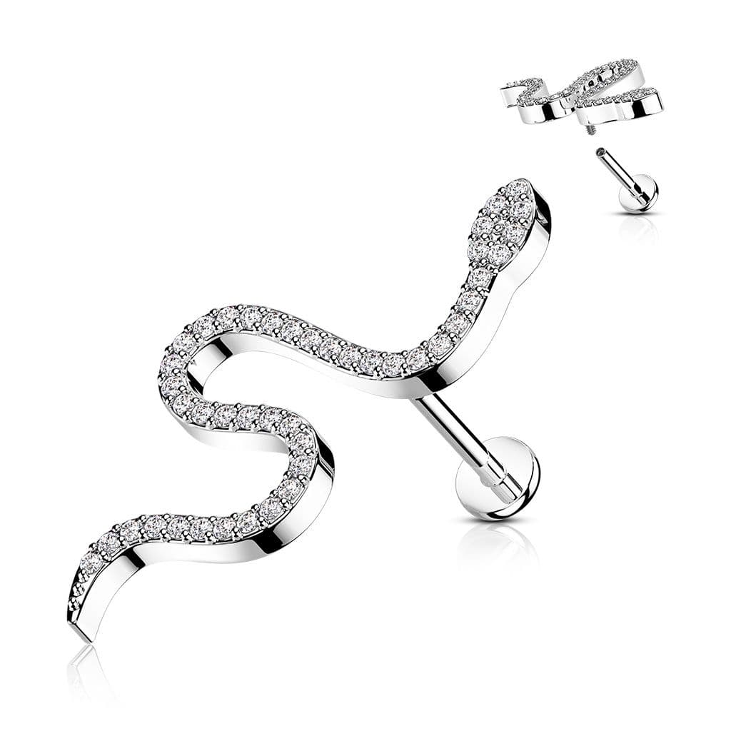 Piercing labreta - had (1,2 x 6 mm) - LB1101ST-1206