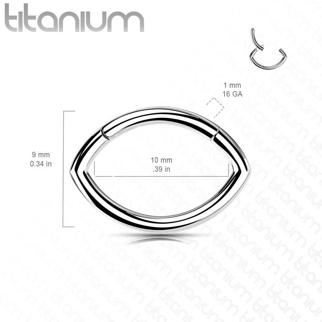 Segment - helix / cartilage / tragus piercing TITAN, 1,2 x 10 mm - TIT1163-1210 - náhled 2