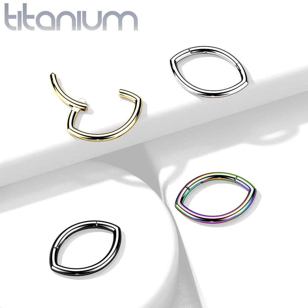 Segment - helix / cartilage / tragus piercing TITAN, 1,2 x 10 mm - TIT1163-1210 - náhled 3