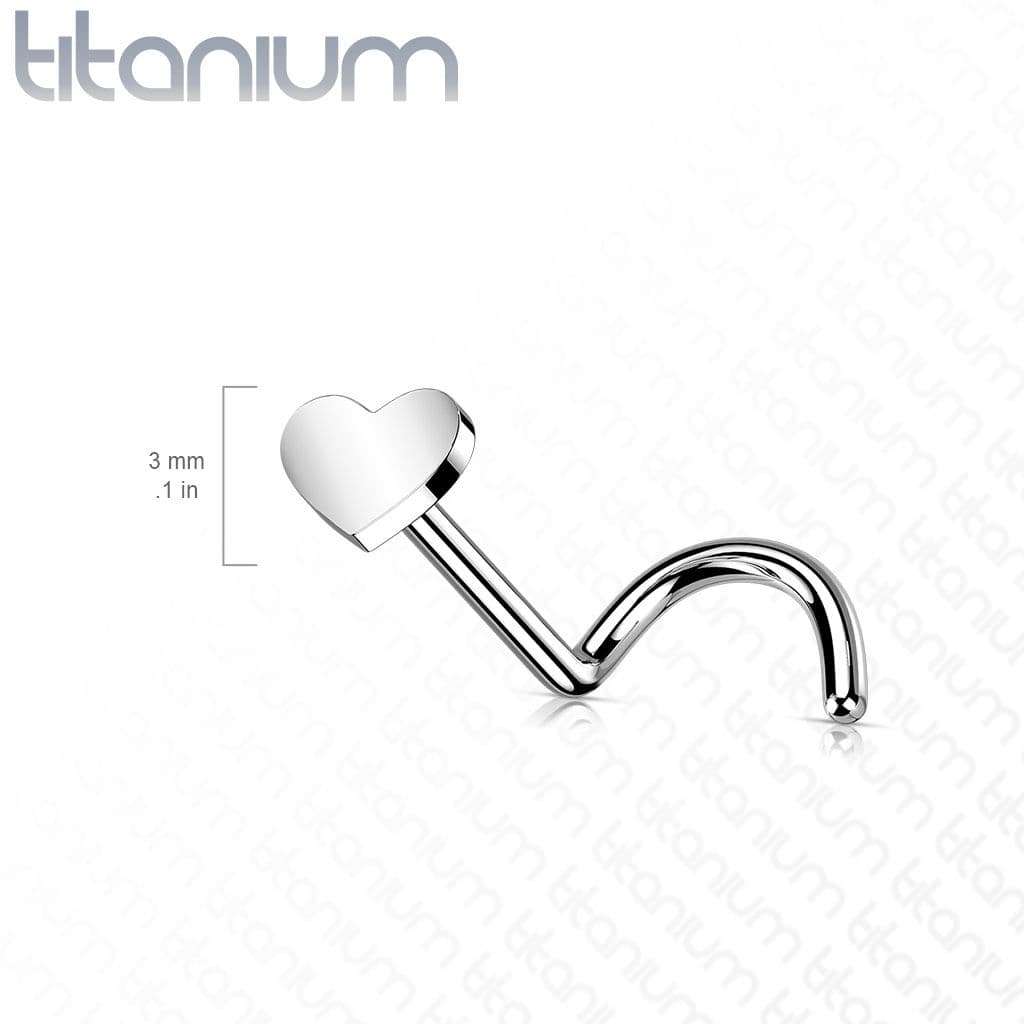 S4U PUSH IN piercing do nosu TITAN, 0,8 x 6 mm - TIT1183 - náhled 2