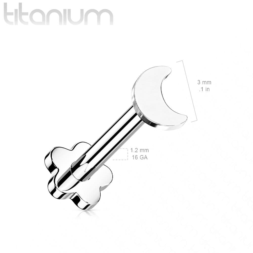 S4U PUSH IN piercing do brady / ucha TITAN 1,2 x 8 mm - TIT1171-1208 - náhled 2