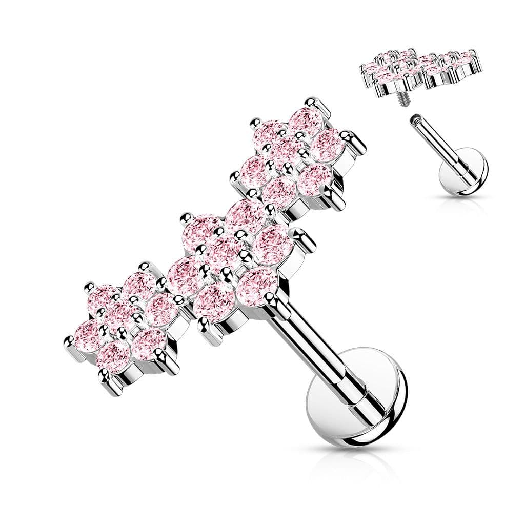 Piercing do brady s kytičkami 1,2 x 6 mm - LB1102P-1206