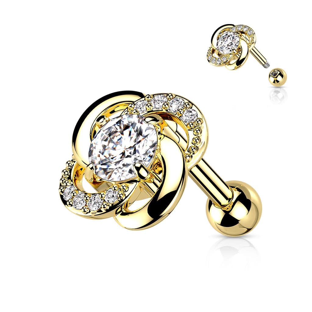 Cartilage piercing do ucha - CP1085-GD
