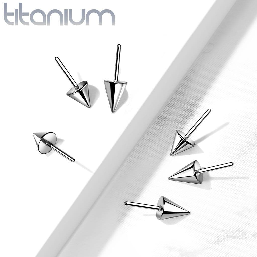 S4U Hrot k PUSH IN piercingu TITAN (3 x 3 mm) - TIT1151-033 - náhled 1