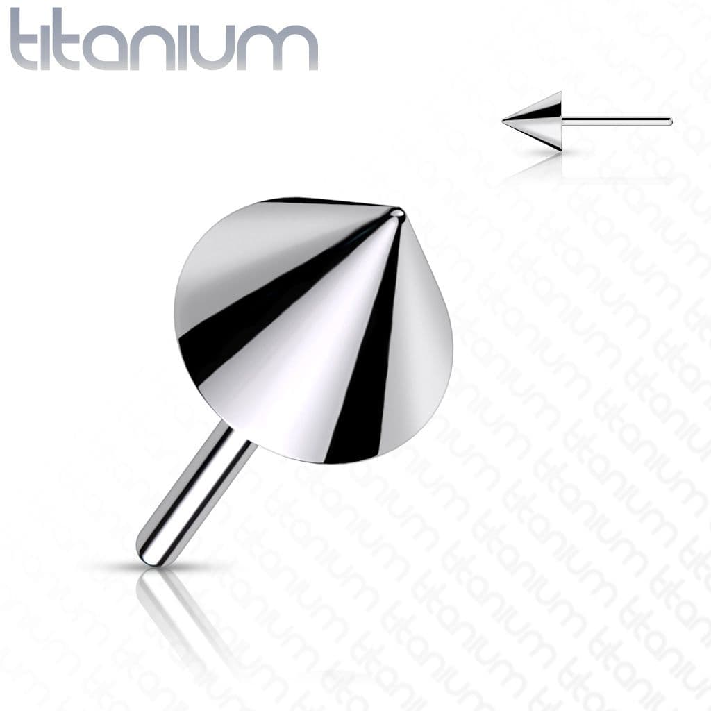 S4U Hrot k PUSH IN piercingu TITAN (3 x 3 mm) - TIT1151-033 - náhled 3