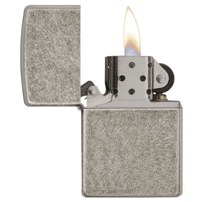 ZIPPO ZIPPO zapalovač ARMOR ANTIQUE SILVER PLATE - 27003 - náhled 2