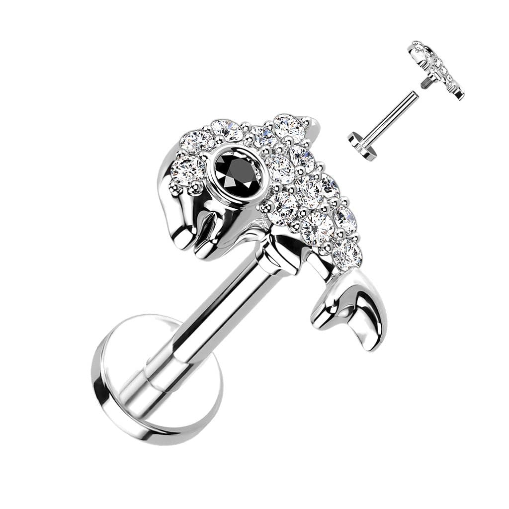 S4U Piercing do brady delfín (1,2 x 6 mm) - LB1115ST-1206 - náhled 1