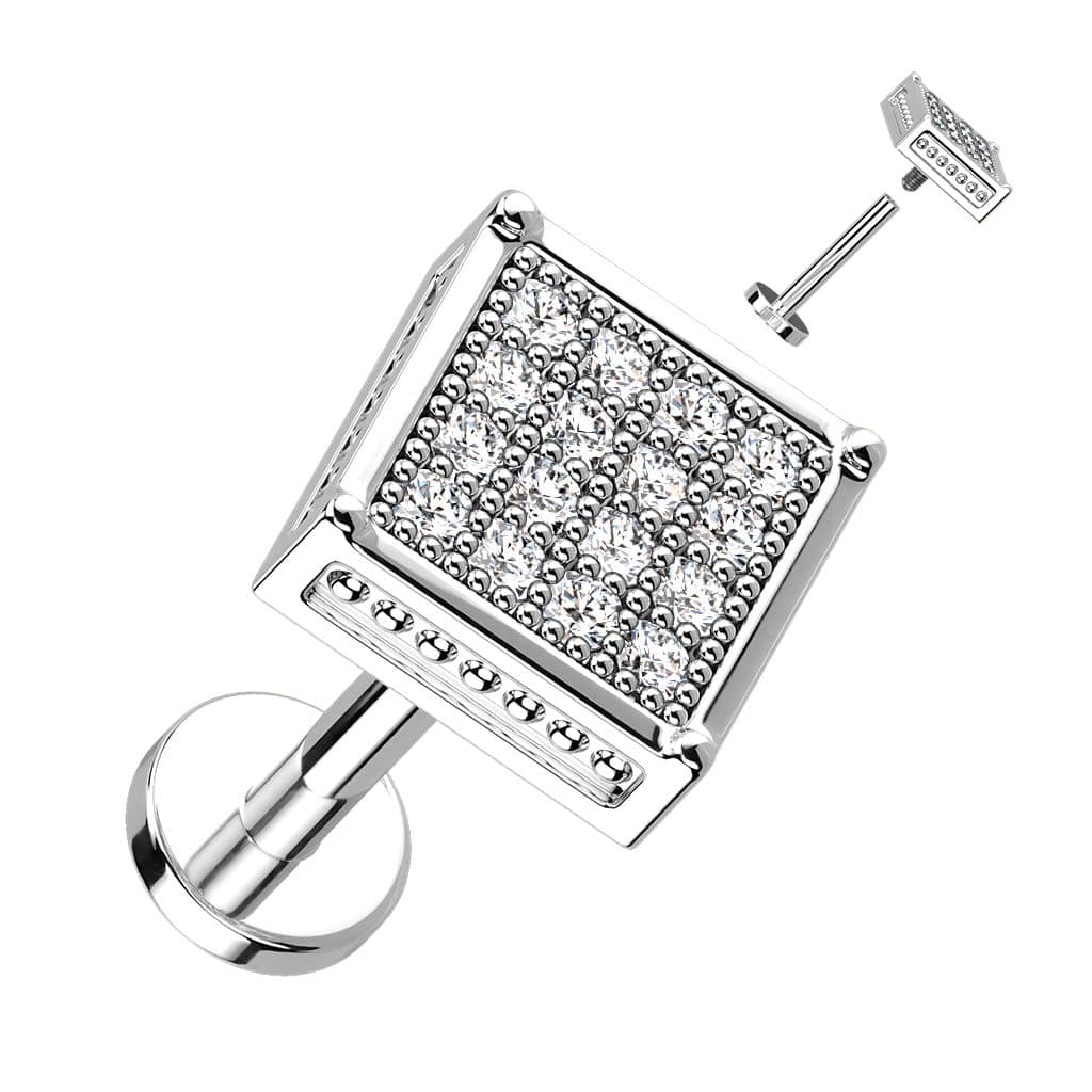 S4U Piercing do brady se zirkony (1,2 x 6 mm) - LB1116ST-1206 - náhled 1