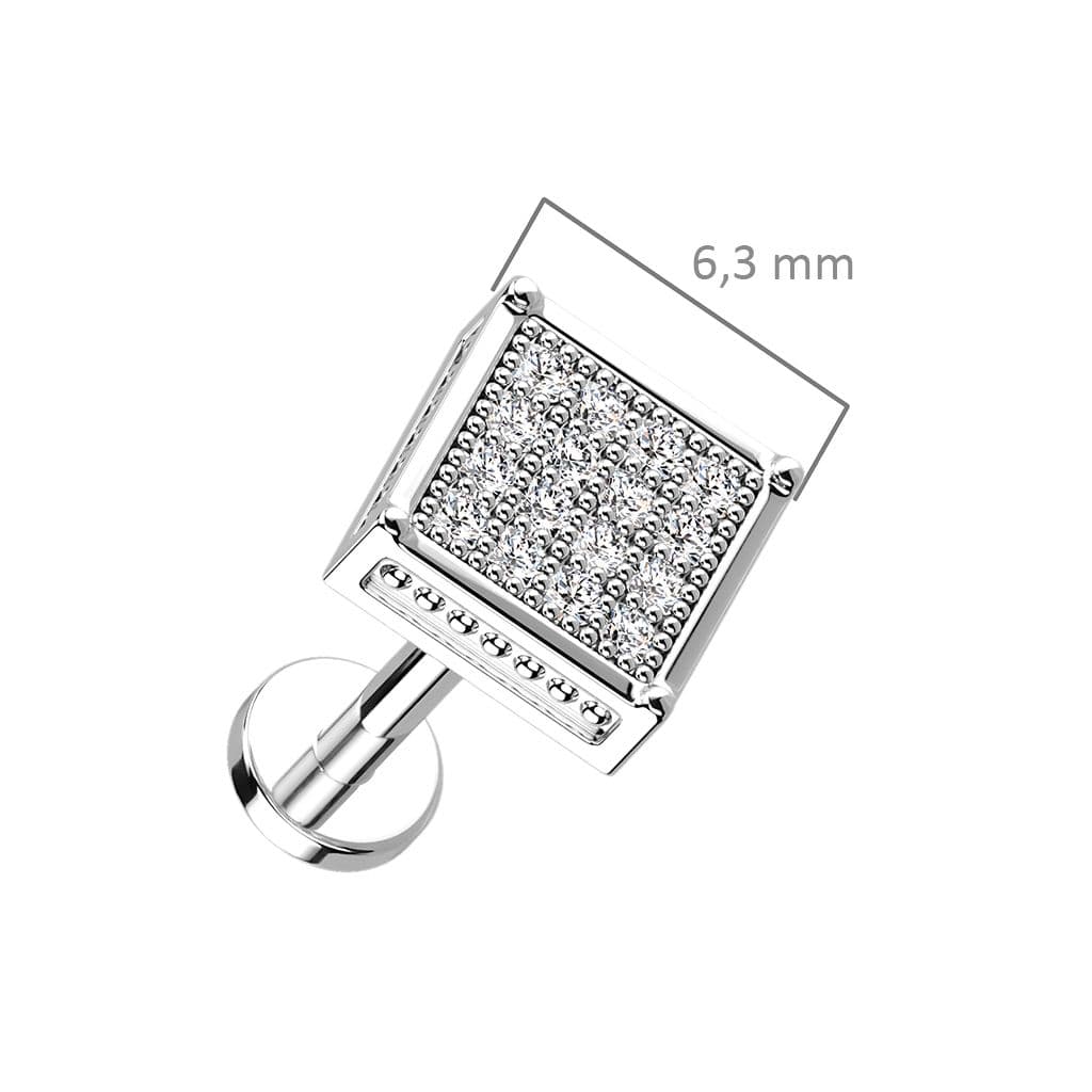 S4U Piercing do brady se zirkony (1,2 x 6 mm) - LB1116ST-1206 - náhled 3