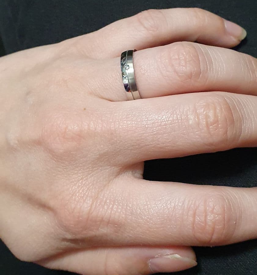 NUBIS Snubní ocelové prsteny - pár NSS3017-ZR - NSS3017-ZR, NSS3017 - náhled 4