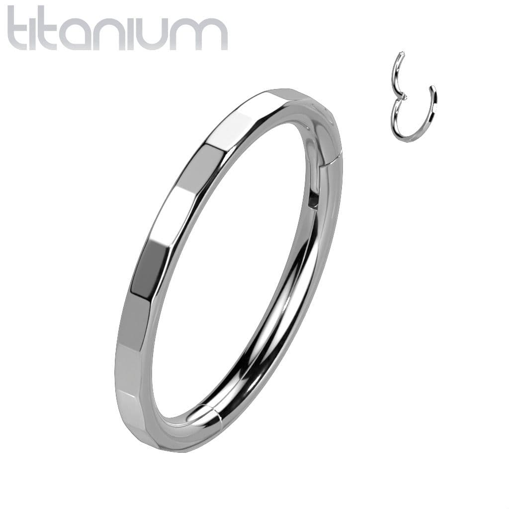 Segment kruh - helix / cartilage / tragus / septum piercing TITAN (1,2 x 10 mm) - TIT1215-1210