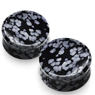 Plug do ucha z obsidiánu (3 mm) - PL01010-03 - náhled 3