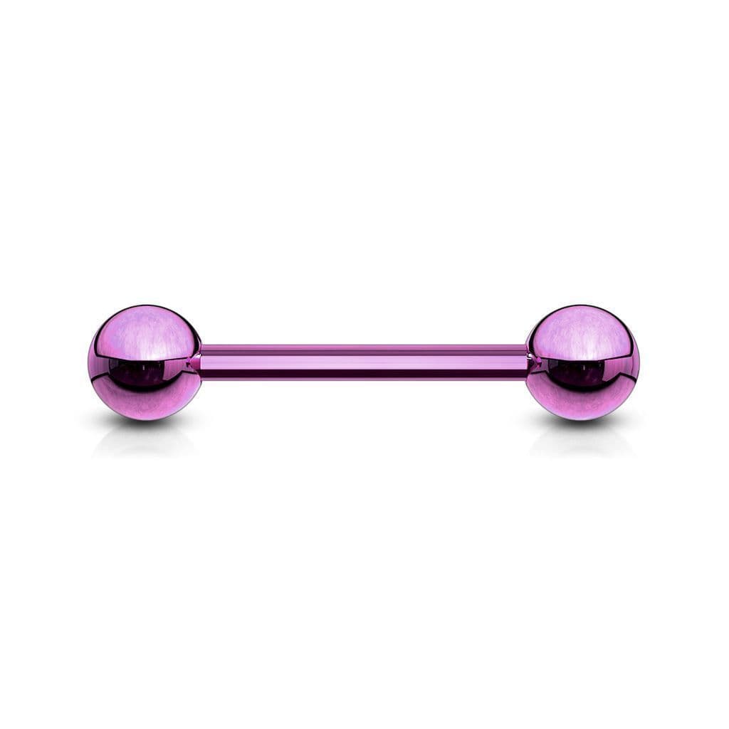 Piercing do jazyka barevný (fialový) - náhled 1