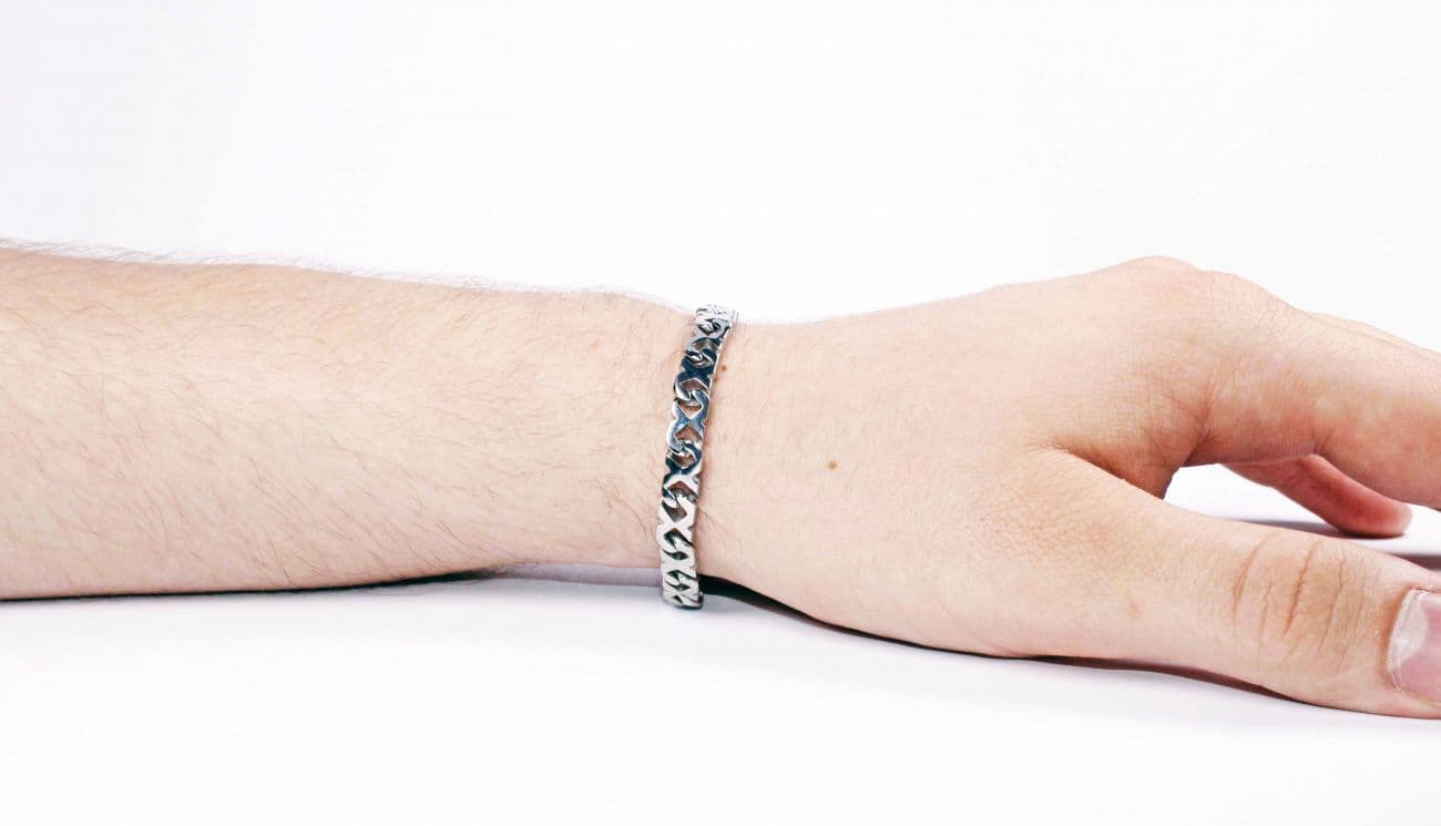Unisex náramek chirurgická ocel se vzorem nekonečna - náhled 4