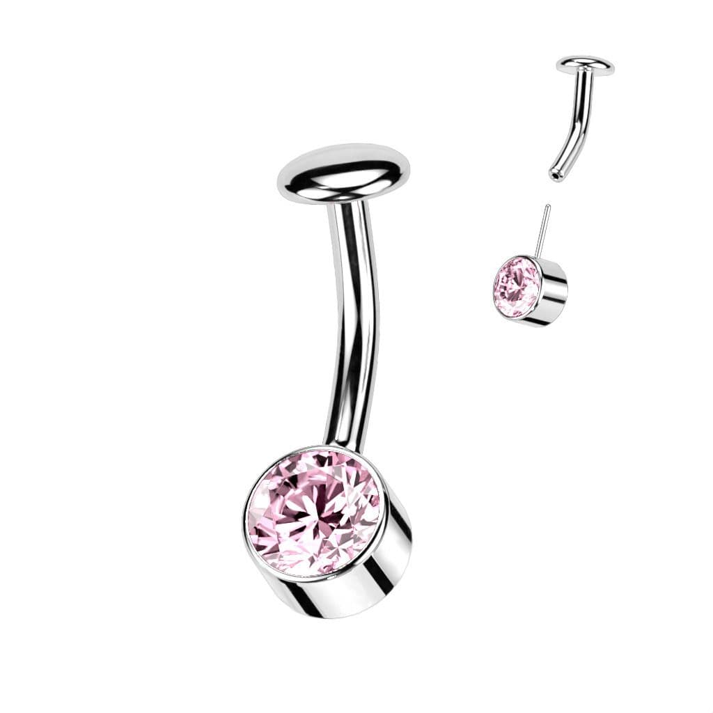 PUSH IN piercingu do pupíku TITAN (duhová) - TIT1229-AB - náhled 5