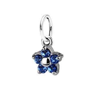 S4U Dětský přívěsek kytička, Crystals from SWAROVSKI Light Sapphire - CS3500-LSF