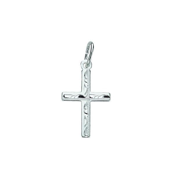 Stříbrný přívěsek - kříž - ZB31200