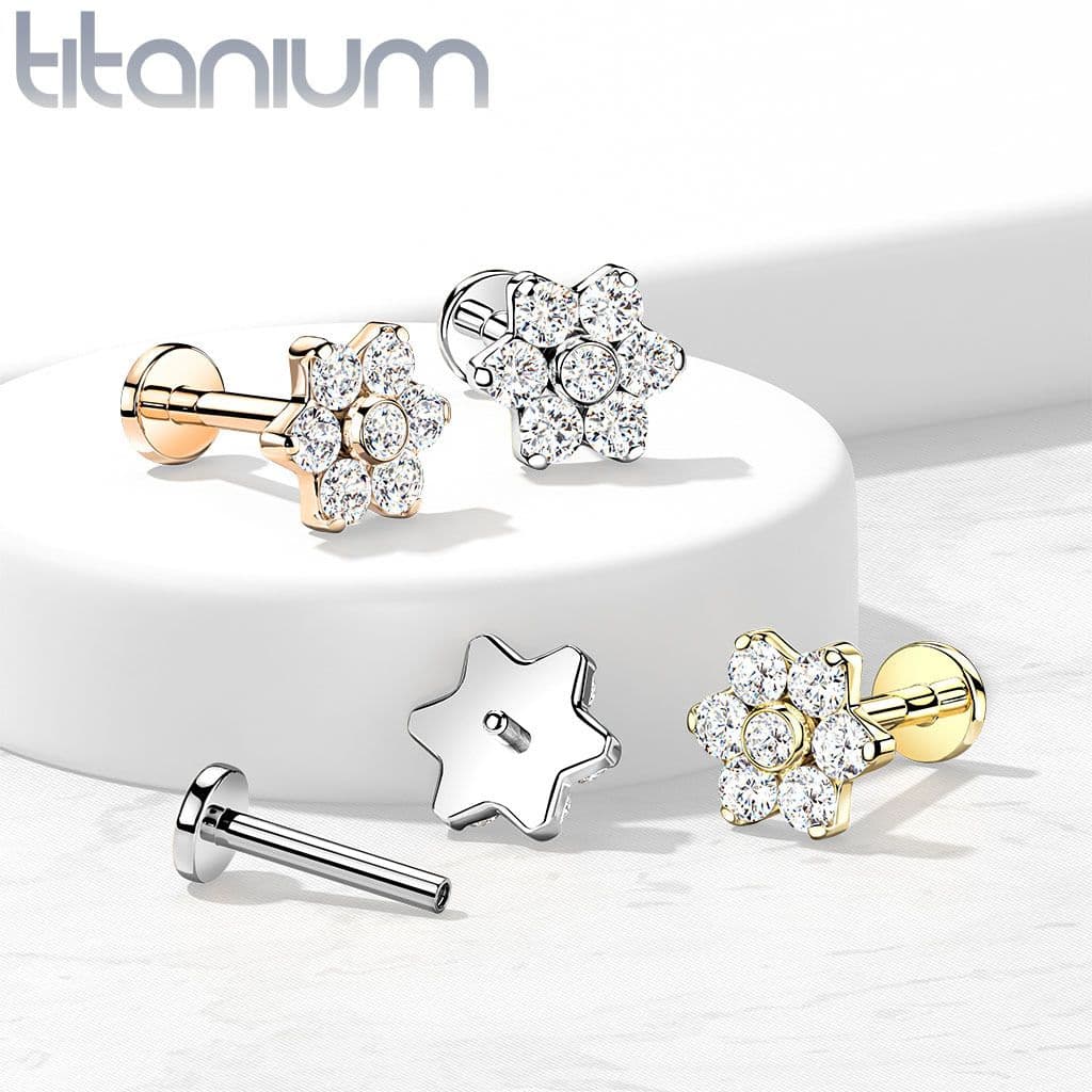 Piercing do brady / ucha TITAN (1,2 x 6 mm) - TIT1137-1206 - náhled 4