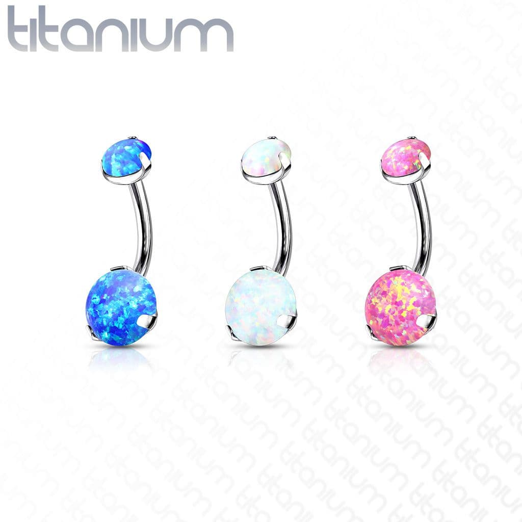 Piercing do pupíku - TITAN (růžová) - TIT1145-OP22 - náhled 4