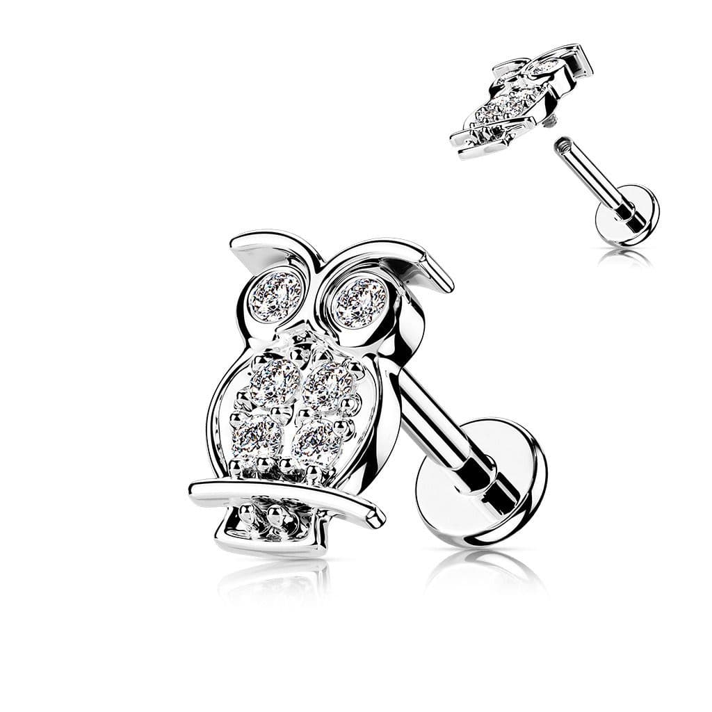 Piercing do brady - sovička (1,2 x 6 mm) - LB1108ST-1206