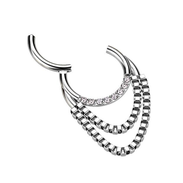 Piercing septum / helix / cartilage (1,2 x 10 mm) - NS0062-1210 - náhled 2