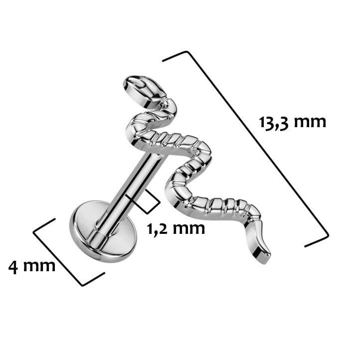 Piercing do brady had TITAN (1,2 x 6 mm) - TIT1252-1206 - náhled 3